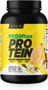 Vegan Protein by HTLT | 플랜트 기반 단백질 분말 | 완두 & 쌀 단백질 분말 혼합 | 고프로테인 쉐이크 및 벌크 치료, (반라 땅콩 버터)