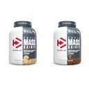 Dymatize 최고 대량 게인더 단백질 분말 52g 단백질 1280 칼로리 6 파운드 미식가 바닐라 & 리치 초콜릿 (팩 2)
