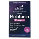 건강한 Melatonin 10mg의 빠른 행동, 장시간 방출 잠 공식, 60의 서빙, 파란
