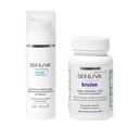 Skinuva® Scar (1.7 oz) & Bruise (14 캡슐) - 성장 인자 & Homeopathic Bruise Remedy와 공식화 된 고급 실리콘 크림 Arnica, Bromelain 및 아연