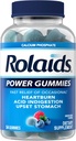 Rolaids 힘 Gummies, Occasional Heartburn와 산 Indegestion의 빠른 기복, 규정식 보충교재, 매끄러운 베리, 54 Gummies