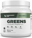 투명한 실험실 Prebiotic 녹색 - 유기 Spirulina, Chloerra, Acacia, & 녹색 바나나 분말을 가진 Superfood 분말 & 산화 방지제 보충교재 - 30의 서빙, Unflavored