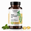 Vegan 야생 Oregano 기름 캡슐 유기, 86-90% Carvacrol - Softgel 당 Oregano의 125mg 기름 - 면역성이 있는 지원, 자연적인 산화 방지제, Vegan, 비 GMO, 120의 캡슐