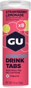 GU Energy Hydration Electrolyte 음료 정제, 강화 Endurance 스포츠 음료 실행, 사이클링, 트라이애슬론, Strawberry Lemonade, 8-Count (96 서빙)