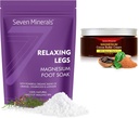 Seven Minerals Relaxing 다리 마그네슘 조각 및 천연 크림