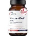 Health Curcum-Evail 400 설계 - Bioavailable Turmeric Curcumin 보조 식품 - Evail Emulsification Technology - Turmeric Oil + Vitamin E, Non-GMO (60 Softgels)와 Curcumin C3 Complex