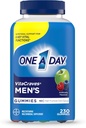 1 A Day Men의 Multivitamin Gummies, 비타민 A, C, D, E, 칼슘 및 건강한 근육 기능, Gummies, 230 조사를 지원하는 남성을 위한 Multivitamin