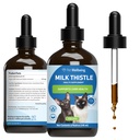 고양이를위한 애완 동물 웰빙 우유 이틀 - 유기 우유 이틀, 건강한 간결 기능 및 해독 지원 - Vet-Formulated 초본 보충 - 4 oz (118 ml)