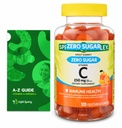 Zero Sugar Vitamin C Gummies 규정식 보충교재, 250 mg, 독점적인 비타민 & 무기물을 가진 120 Ct 뭉치 - A에 Z - 더 나은 Ligth&Spring 가이드