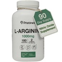 남자 & 여자를 위한 PRISTINE의 L 아르기닌 보충교재 - 1000mg 캡슐 90 일 공급 Nitric 산화물 & 전 운동 아미노산 지원