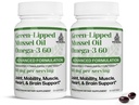 TURNER 뉴질랜드 녹색 Lipped Omega-3 Mussel 기름, UAF1000+ 최고 산화를 억제하는를 가진 53x 고분자, 물고기 aftertaste 없음, 2개의 병, 120 Softgels