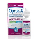 Opcon-A Allergy Eye Drops by Bausch + Lomb, Itch and Redness Relief, Red and Itchy Eyes Antihistamine Eye Drop, 임상적으로 입증 된 치료, 0.5 Fl Oz