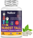 NuBest Tall | 지원 뼈 힘, 뼈 건강, 강화 된 면역 및 전체 바디 웰니스 칼슘, 콜라겐, 및 허브 5 + & 청소년| 60 캡슐 | 1 개월 공급