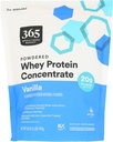 365 전체 식품 시장, Whey Protein Concentrate, 바닐라, 16 Ounce