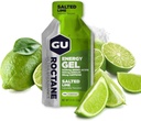 Gu Energy Roctane Ultra Endurance Energy Gel, On-The-Go Sports Nutrition for Running, Biking, 하이킹 또는 스키, 소금 Lime, 24Count