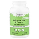 Vitacost Red Yeast Rice & CoQ10 No-Flush Niacin -- 240 채식 캡슐
