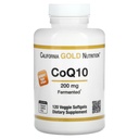 캘리포니아 골드 영양 CoQ10, 200 mg, 120 Veggie Softgels