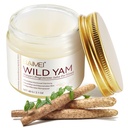 호르몬 균형을위한 야생 Yam 크림 유기, 여성을위한 2.1 oz 유기 야생 Yam 뿌리 크림 - Perimenopause & Menopause 지원 - 건강 Balm w / No Parabens for Comfort & Wellness