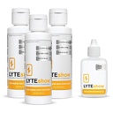 LyteLine LyteShow Sugar-Free Electrolyte Supplement, 3 팩, 120 서빙 - Keto Friendly, 아연 및 마그네슘 Rapid Rehydration, 운동, 근육 회복 및 에너지 - Vegan