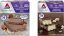 Atkins Endulge Crunchalicious 초콜릿 바 16 카운트 & 초콜릿 코코넛 바 16 카운트 번들