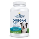Nordic Naturals Omega-3 Pet, Unflavored - 180 Soft Gel - 320 mg Omega-3 Soft Gel - EPA 및 DHA가있는 개를위한 물고기 오일 - 심장, 피부, 코트, 및 면역 건강을 촉진