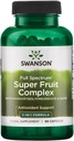 Swanson Mangosteen/Pomegranate/Noni Complex 산화 방지제 지원 위장 지원 240 밀리그램 90 캡슐