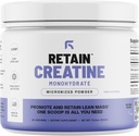 RETAIN 크레아틴 Monohydrate 분말 (60의 봉사) - 100%년 Micronized 높은 흡수 Creatine Monohydrate, Lean 근육 질량 & 회복