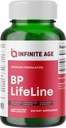 무한한 나이 BP Lifeline 캡슐, 60 조사 - 포도당 추출물, Nattokinase, Quercetin 및 마그네슘을 가진 심장 건강 지원 보충교재 - 미국에서 만드는