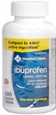 회원 마크 Ibuprofen 코팅 정제 200mg 통증 Reliever Fever 흡진기, 1 병, 600 정제
