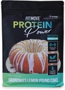 Just Move Protien - Grandma의 레몬 파운드 케이크 - Vegan (Plant Based), 유기, 낙농 무료, Soy Free, Gluten Free, Keto, Peanut Free, 20g Protein, Low Carb, Non GMO (17.2 Oz)