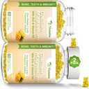 높은 흡수 칼슘 Gummies, 마그네슘 글리세라이드, 칼륨, 여성 및 남성 망고 풍미 120 Cts를 가진 칼슘 마그네슘 아연