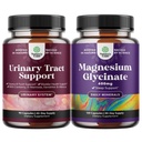 여성을 위한 Urinary Tract 건강을 위한 D Mannose 캡슐의 뭉치 빠른 행동 최고 집중된 Cranberry 90ct 및 Mood 잠 및 Relaxation를 위한 서빙 당 순수한 마그네슘 글리세라이드 400mg