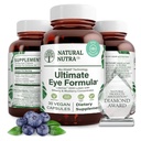 Natural Nutra Ultimate Eye Health Supplement - Bilberry & Blueberry Extract Blend for Day and Night Vision Support, Color Perception & Eye Clarity - Non-GMO, Gluten-Free, Vegan - 30 캡슐