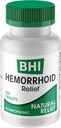 BHI Natural Hemorrhoid Relief Soothes Burning, Swelling, Itching, Rectal Pain & Discomfort 8 최대 강도 Homeopathic 활성 성분 Eases from an Inside for Women & Men - 100 정제