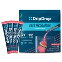 DripDrop Hydration Packets - 수박 - 단일 Serve Electrolytes 분말 음료 혼합 - Non-GMO, 글루텐 무료, Vegan - 32 스틱