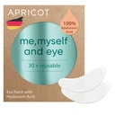 Hyaluronic 산 (팩의 1)를 가진 APRICOT 눈 헝겊 조각 I 노화 방지 눈 패드 “Me, Myself와 눈” 나는 눈 주름을 감소시킵니다 I 재사용할 수 있는 눈 헝겊 조각 I 독일에서 만든 주름에 대하여 실리콘 패드