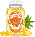 붕소 글리세라이드 Gummies 10mg, CoQ10 100mg, 칼슘과 마그네슘의 흡수, 비타민 D, 60 조사를 가진 상호 작용