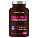 여성을위한 Fem Pro Probiotics. 17 Vaginal, Digestive & Immune Support, Urinary Tract Health, pH Balance 및 Mood에 대한 임상 효과적인 Strains. 60 Veggie 캡슐, 2 개월 공급