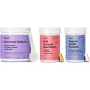 여성 번들을위한 Rael 보충 - 호르몬 균형, Myo-Inositol & D-Chiro Inositol (30 일 공급) & Probiotics, 15 억 CFU (30 일 공급) & PMS 보충 (28 캡슐)
