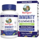 MaryRuth Organics Sugar Free Immunity Gummies | 강력한 혼합 | Elderberry 비타민 C 및 아연 | 비타민 D3 및 Echinacea | 면역 지원 보충교재 | 아이들과 성인을 위한 Gummies | 비건 | 90ct