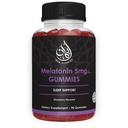 Halal Melatonin Gummies | 2.5 mg - 5 mg | 자, 수면 지원 | 자연, 채식, 비 GMO, 글루텐 프리, 젤라틴 프리 | Ault, Men, Women | 45-90 인분