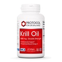 LIFE BALANCE Krill 오일 1,000mg의 PROTOCOL - 추가 강도 Krill 오일 보충 - DHA & EPA - Astaxanthin - 지원 심장, 두뇌, 관절 - Non-GMO & Halal - 60 Softgels