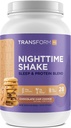 TransformHQ 야간 Shake, 수면 + 단백질 혼합, 28 서빙, 초콜릿 칩 쿠키 맛