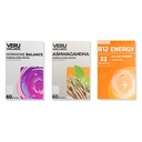 Veru Wellness Hormonal Balance Patch for Women Compete 번들 - Myo-Inositol & D-Chiro, Ashwagandha, B12 에너지 - PMS 구호, 정신 지원, 무드 스트레스 및 에너지 (2 개월)
