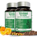 Rhubarb- 초본 변비 지원, Gut Motility 보충교재, Gentle Non-Laxative, 자연적인 발판 연화제, bloating & 가스 기복, 매일 Bowel 운동, 초본 Poop 알약, 90의 캡슐