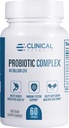 임상 효과 Probiotic Complex - 여성과 남성을위한 Gut 건강 Probiotics - 6 키 유기 Probiotic Strains 소화 및 전반적인 건강을 지원하는 - 60 Veggie Probiotic 캡슐 - 미국에서 만든