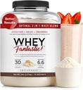 3-in-1 Whey Protein Powder Unflavored 5lb - Whey Hydrolysate, Isolate 및 Concentrate에서 잔디 볶은 단백질의 30g - 비 GMO, Soy-Free, Sugar-Free - 63 서빙