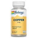 Solaray 구리 2 mg | 건강한 붉은 혈액 세포 형성, 면역 및 신경 기능 지원 | Non-GMO | 100ct