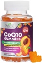 성인 100mg을 위한 CoQ10 Gummies - 3X 힘, 높은 흡수, 심장 건강 지원 & 에너지 생산을 위한 산화 방지제 보충교재, 매우 Coenzyme Q10 비타민, Coq 10 보충교재 - 60 CoQ10 Gummies
