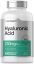 Horbäach Hyaluronic 산 캡슐 | 250 mg | 240 조사 | 비 GMO 및 글루텐 자유로운 보충교재